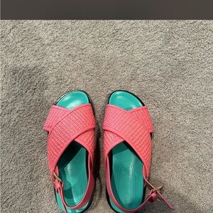 Marni Women's Pink Sandals size US 7 brand new never worn